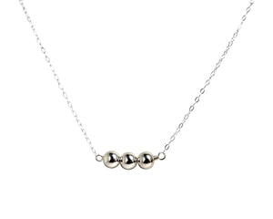 Ask Believe Receive Sterling Silver Necklace