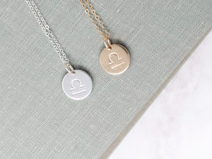 Libra Zodiac Necklace in Sterling Silver