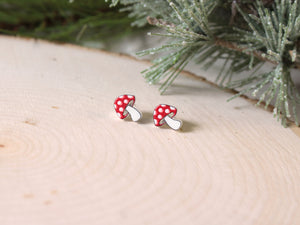 Mushroom Earrings