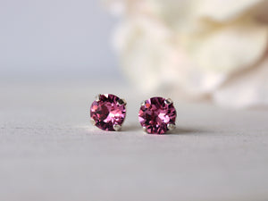 October Birthstone Stud Earrings