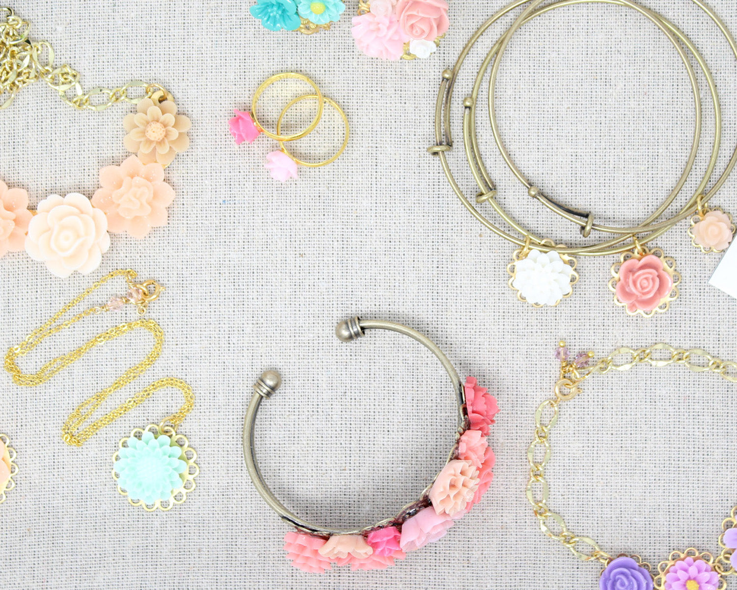 Sunlit Blooms Floral Jewelry