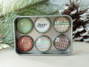 Get Cozy Christmas Sweater Magnet Set