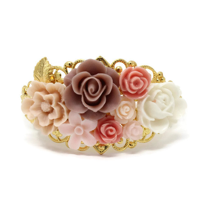 Garden Cuff in Dusty Rose