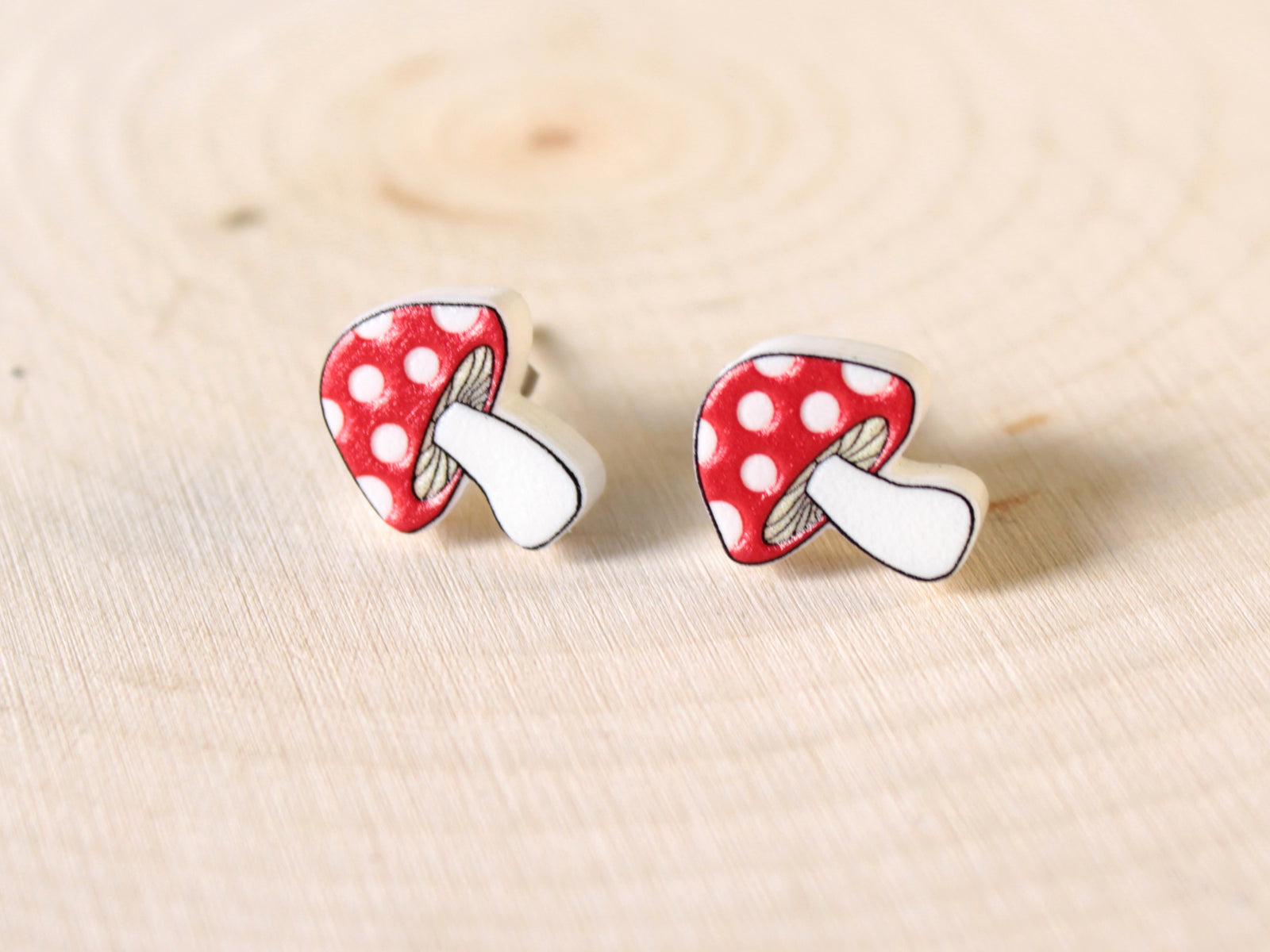 Mushroom Earrings