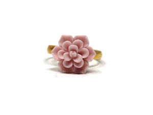 Succulent Ring in Pink